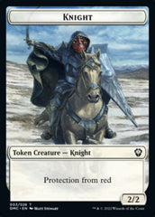 Saproling // Knight Double-sided Token [Dominaria United Tokens] | Exor Games Dartmouth