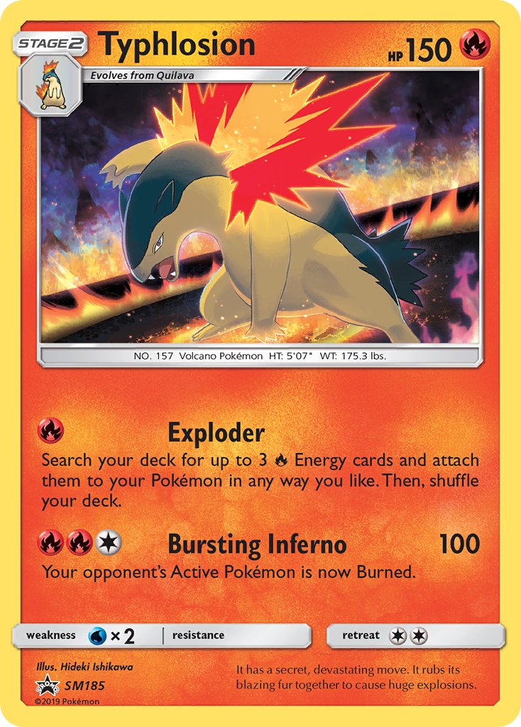 Typhlosion (SM185) [Sun & Moon: Black Star Promos] | Exor Games Dartmouth