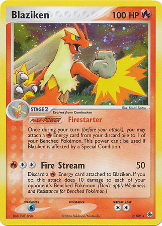 Blaziken (3/109) (Cosmos Holo) [EX: Battle Stadium] | Exor Games Dartmouth