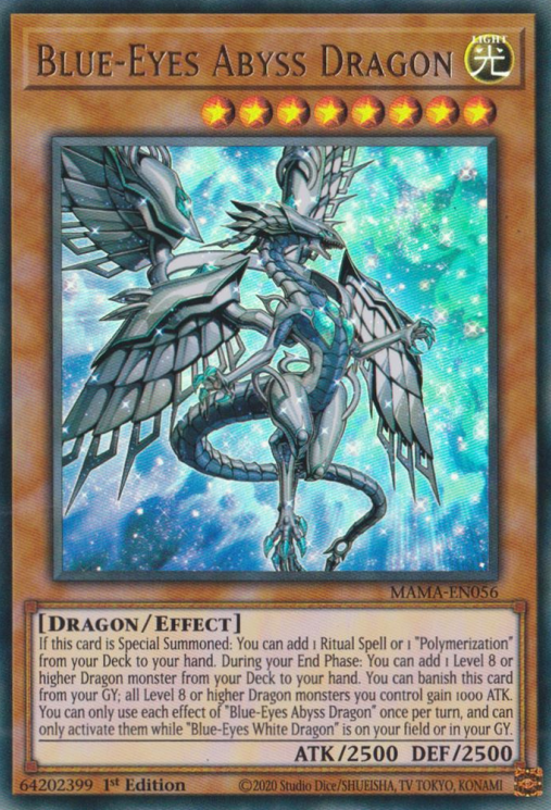 Blue-Eyes Abyss Dragon [MAMA-EN056] Ultra Rare | Exor Games Dartmouth