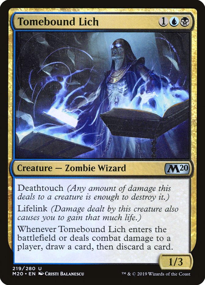 Tomebound Lich [Core Set 2020] | Exor Games Dartmouth