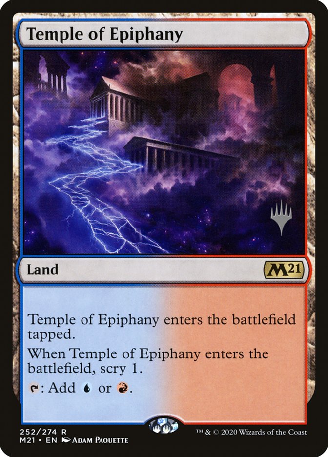 Temple of Epiphany (Promo Pack) [Core Set 2021 Promos] | Exor Games Dartmouth