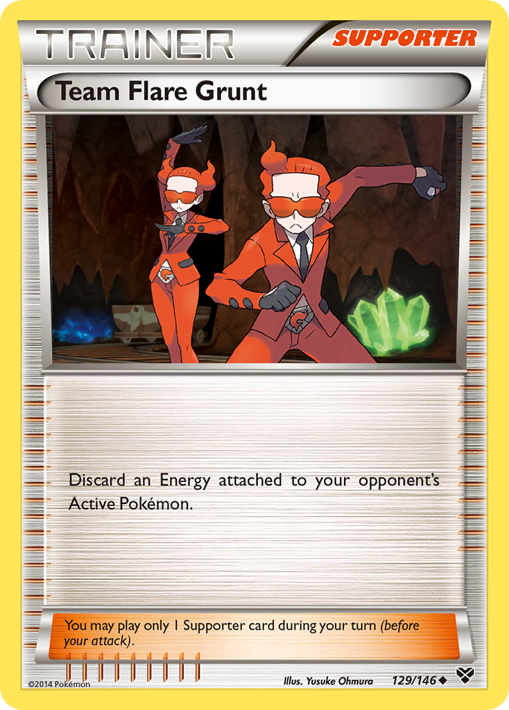 Team Flare Grunt (129/146) [XY: Base Set] | Exor Games Dartmouth