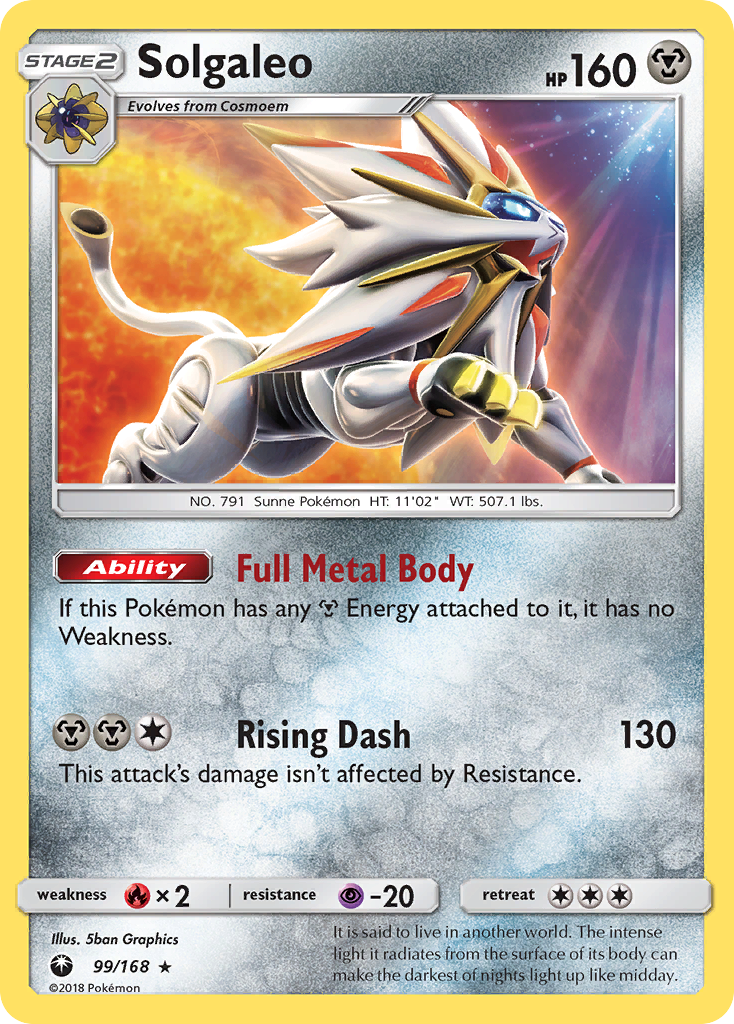 Solgaleo (99/168) [Sun & Moon: Celestial Storm] | Exor Games Dartmouth