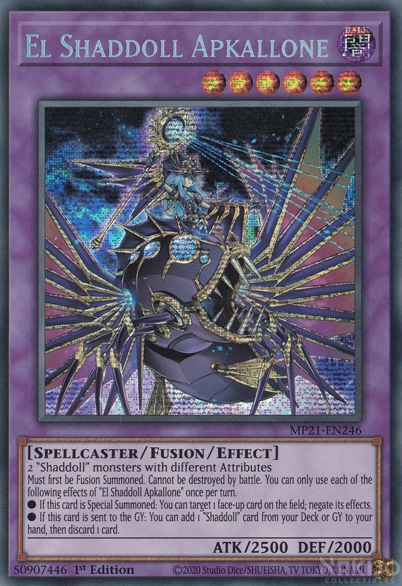 El Shaddoll Apkallone [MP21-EN246] Prismatic Secret Rare | Exor Games Dartmouth