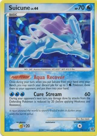 Suicune (19/132) (Cracked Ice Holo) [Diamond & Pearl: Secret Wonders] | Exor Games Dartmouth