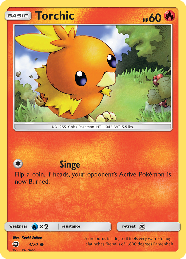 Torchic (4/70) [Sun & Moon: Dragon Majesty] | Exor Games Dartmouth