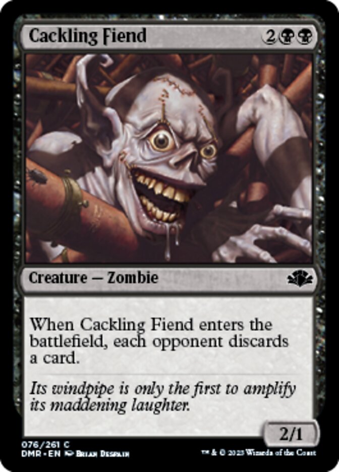 Cackling Fiend [Dominaria Remastered] | Exor Games Dartmouth