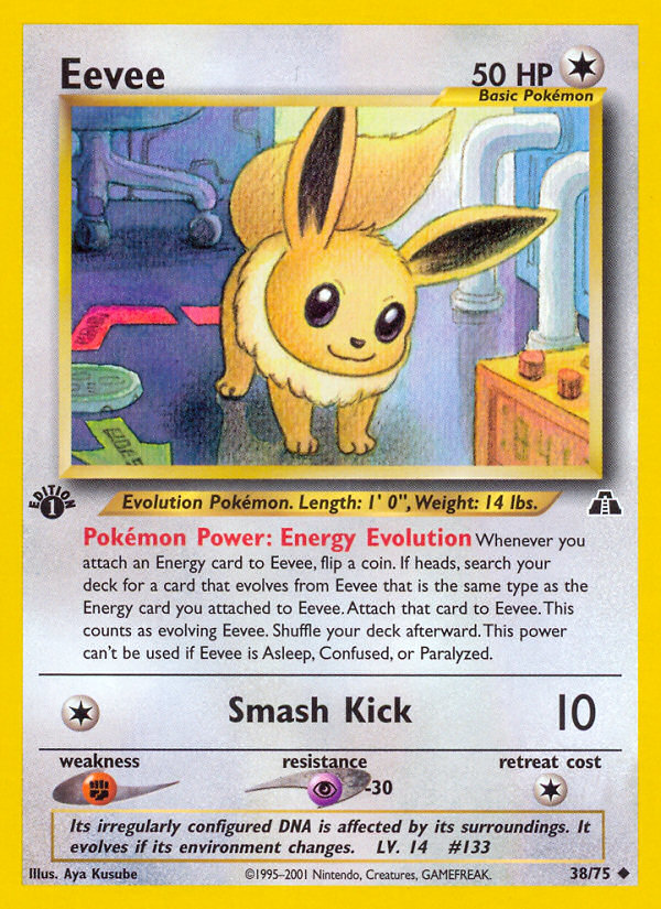 Eevee (38/75) [Neo Discovery 1st Edition] | Exor Games Dartmouth