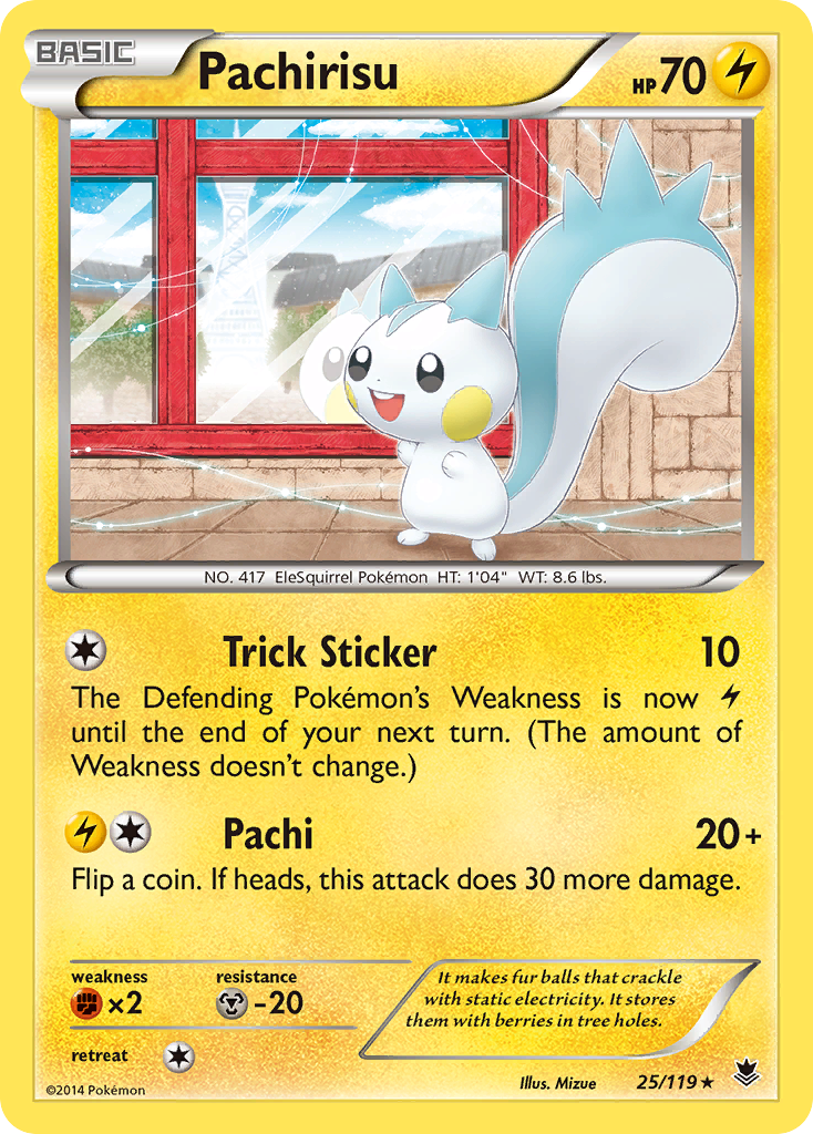 Pachirisu (25/119) [XY: Phantom Forces] | Exor Games Dartmouth