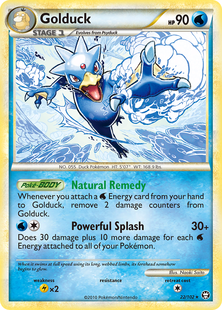 Golduck (22/102) [HeartGold & SoulSilver: Triumphant] | Exor Games Dartmouth