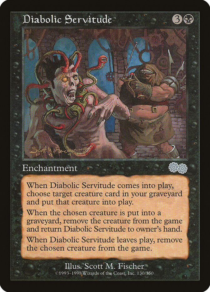 Diabolic Servitude [Urza's Saga] | Exor Games Dartmouth