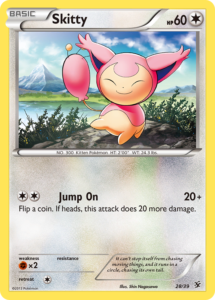 Skitty (28/39) [XY: Kalos Starter Set] | Exor Games Dartmouth