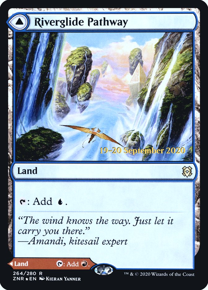 Riverglide Pathway // Lavaglide Pathway  [Zendikar Rising Prerelease Promos] | Exor Games Dartmouth