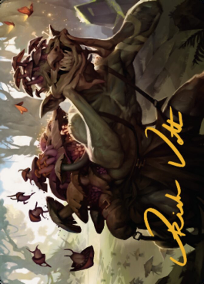 Sprouting Goblin Art Card (Gold-Stamped Signature) [Dominaria United Art Series] | Exor Games Dartmouth