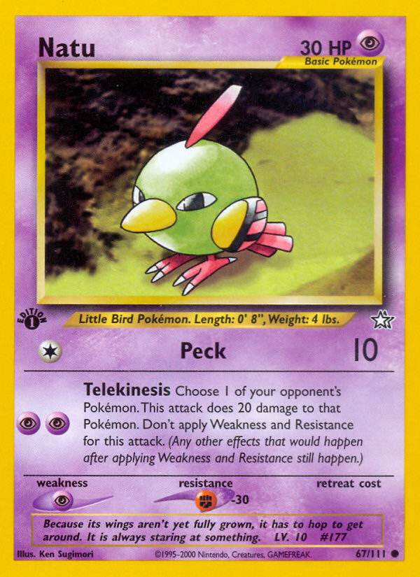 Natu (67/111) [Neo Genesis 1st Edition] | Exor Games Dartmouth