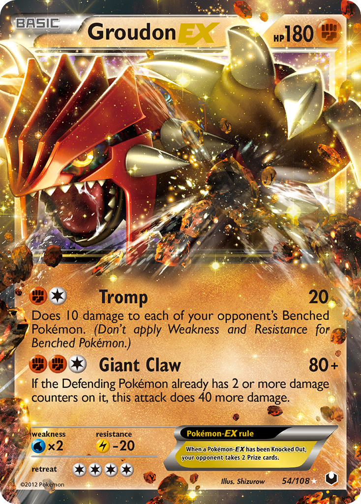 Groudon EX (54/108) [Black & White: Dark Explorers] | Exor Games Dartmouth