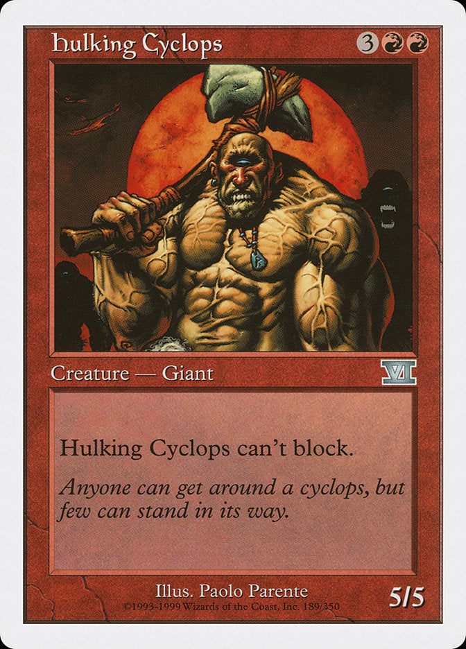 Hulking Cyclops [Classic Sixth Edition] | Exor Games Dartmouth