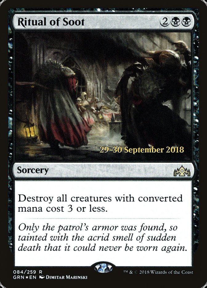 Ritual of Soot  [Guilds of Ravnica Prerelease Promos] | Exor Games Dartmouth