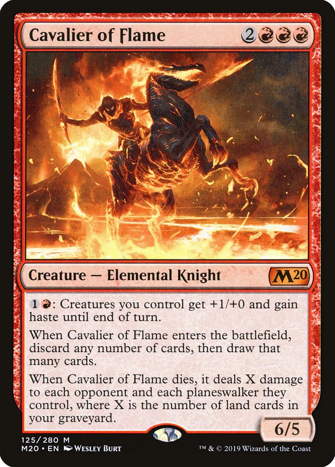 Cavalier of Flame [Core Set 2020] | Exor Games Dartmouth