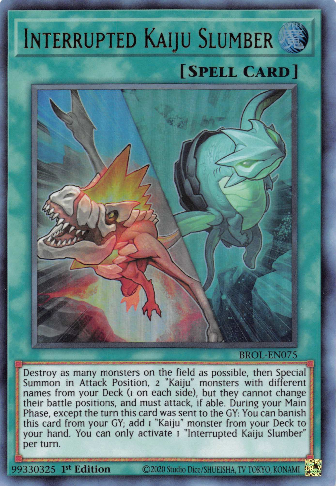 Interrupted Kaiju Slumber [BROL-EN075] Ultra Rare | Exor Games Dartmouth