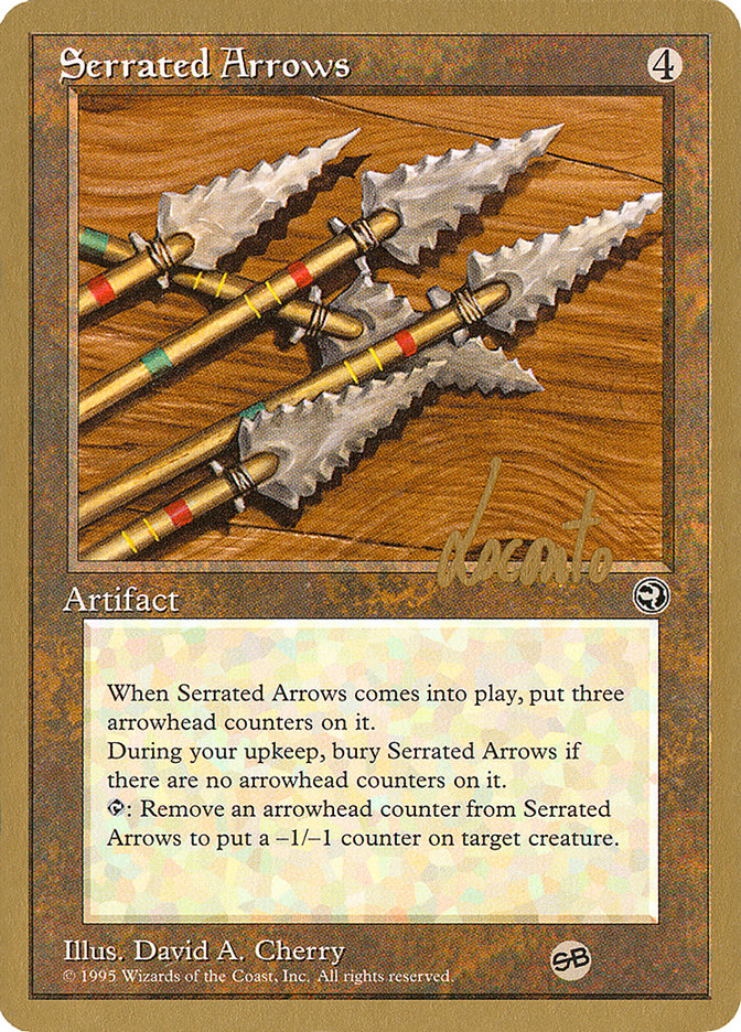 Serrated Arrows (Michael Loconto) (SB) [Pro Tour Collector Set] | Exor Games Dartmouth