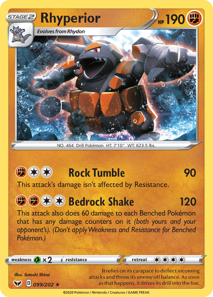 Rhyperior (099/202) [Sword & Shield: Base Set] | Exor Games Dartmouth