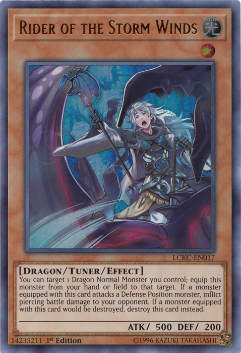 Rider of the Storm Winds [LCKC-EN017] Ultra Rare | Exor Games Dartmouth