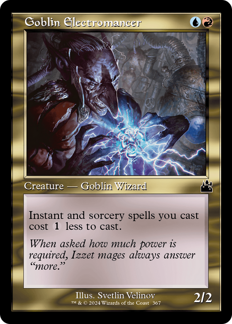 Goblin Electromancer (Retro Frame) [Ravnica Remastered] | Exor Games Dartmouth