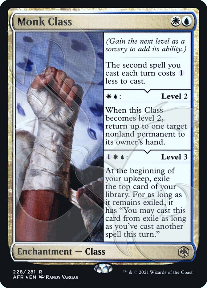 Monk Class (Ampersand Promo) [Dungeons & Dragons: Adventures in the Forgotten Realms Promos] | Exor Games Dartmouth