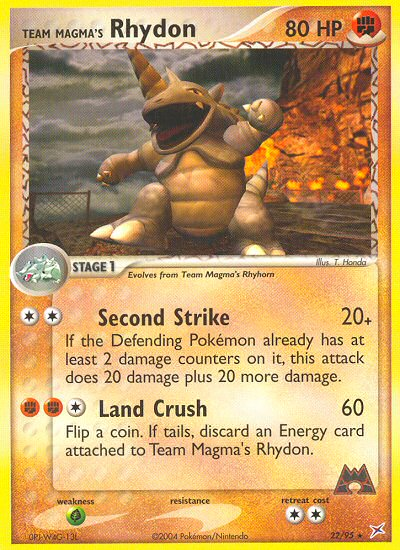Team Magma's Rhydon (22/95) [EX: Team Magma vs Team Aqua] | Exor Games Dartmouth