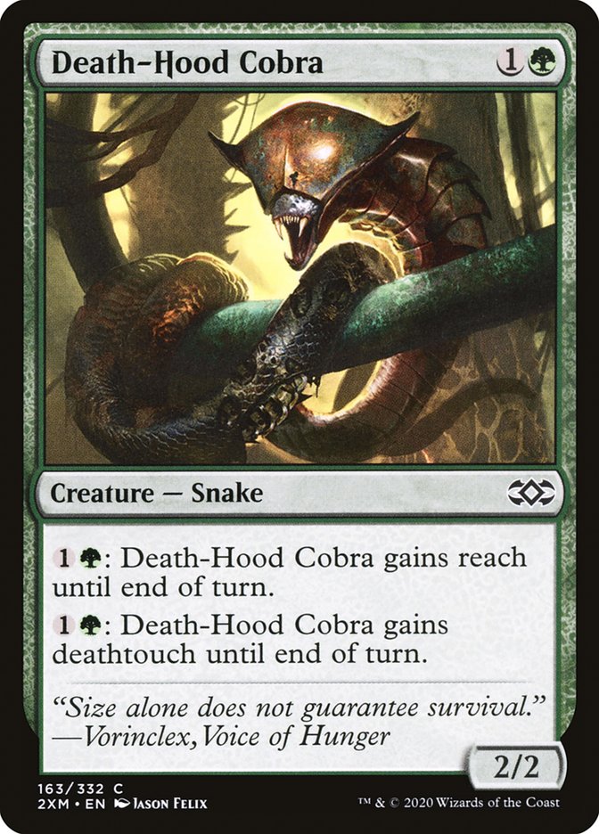 Death-Hood Cobra [Double Masters] | Exor Games Dartmouth