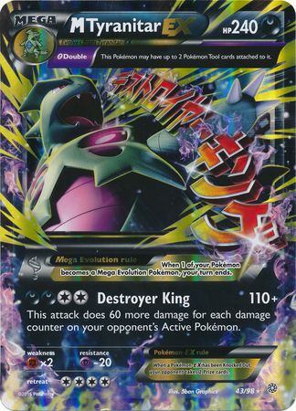 M Tyranitar EX (43/98) (Jumbo Card) [XY: Ancient Origins] | Exor Games Dartmouth