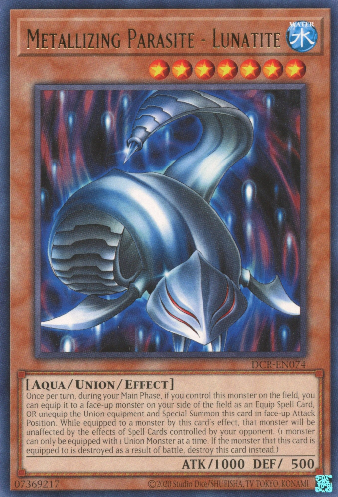 Metallizing Parasite - Lunatite (25th Anniversary) [DCR-EN074] Rare | Exor Games Dartmouth