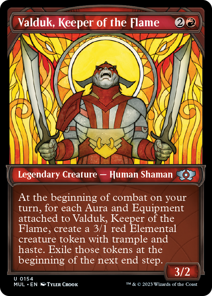 Valduk, Keeper of the Flame (Halo Foil) [Multiverse Legends] | Exor Games Dartmouth