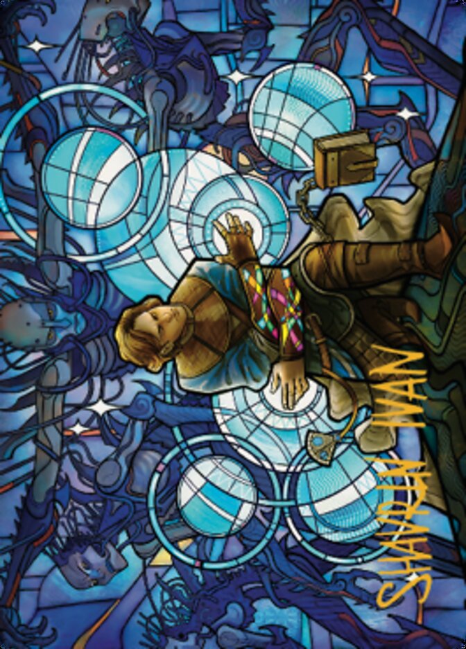 Raff, Weatherlight Stalwart Art Card (Gold-Stamped Signature) [Dominaria United Art Series] | Exor Games Dartmouth