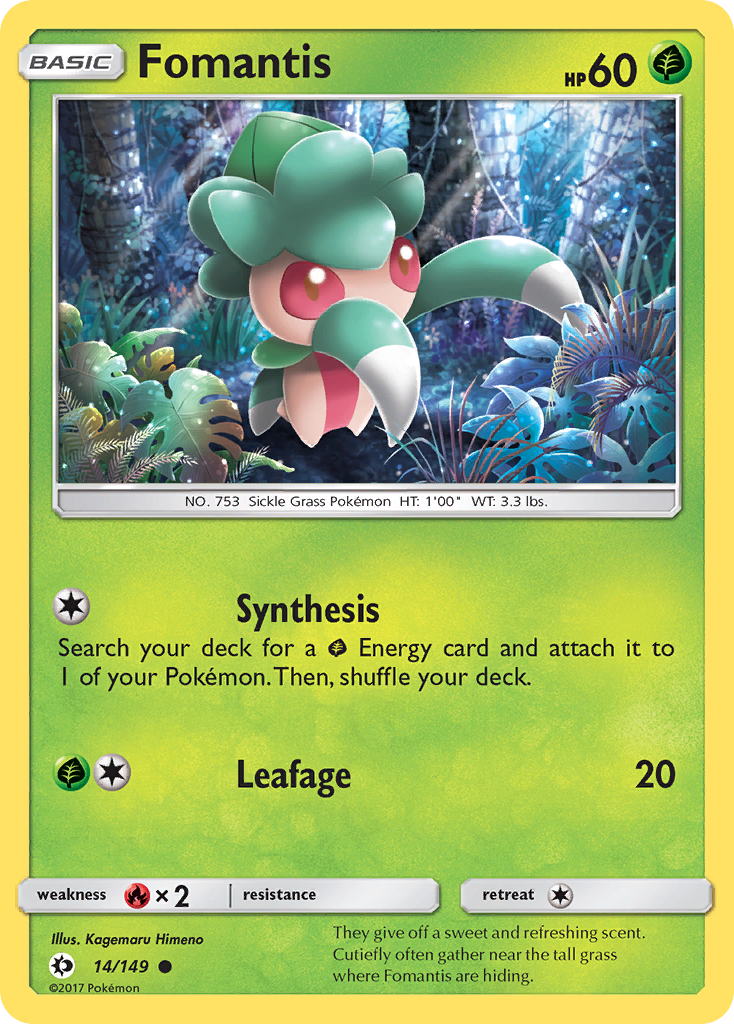 Fomantis (14/149) [Sun & Moon: Base Set] | Exor Games Dartmouth