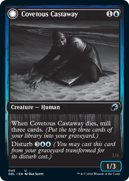 Covetous Castaway // Ghostly Castigator [Innistrad: Double Feature] | Exor Games Dartmouth