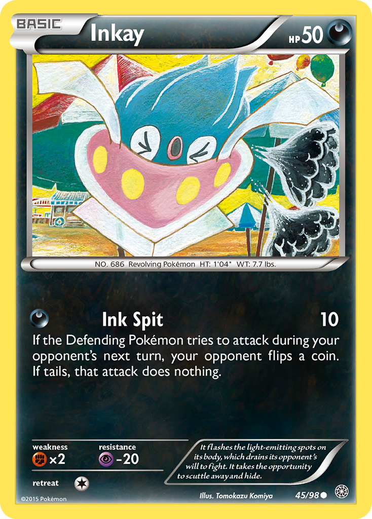 Inkay (45/98) [XY: Ancient Origins] | Exor Games Dartmouth