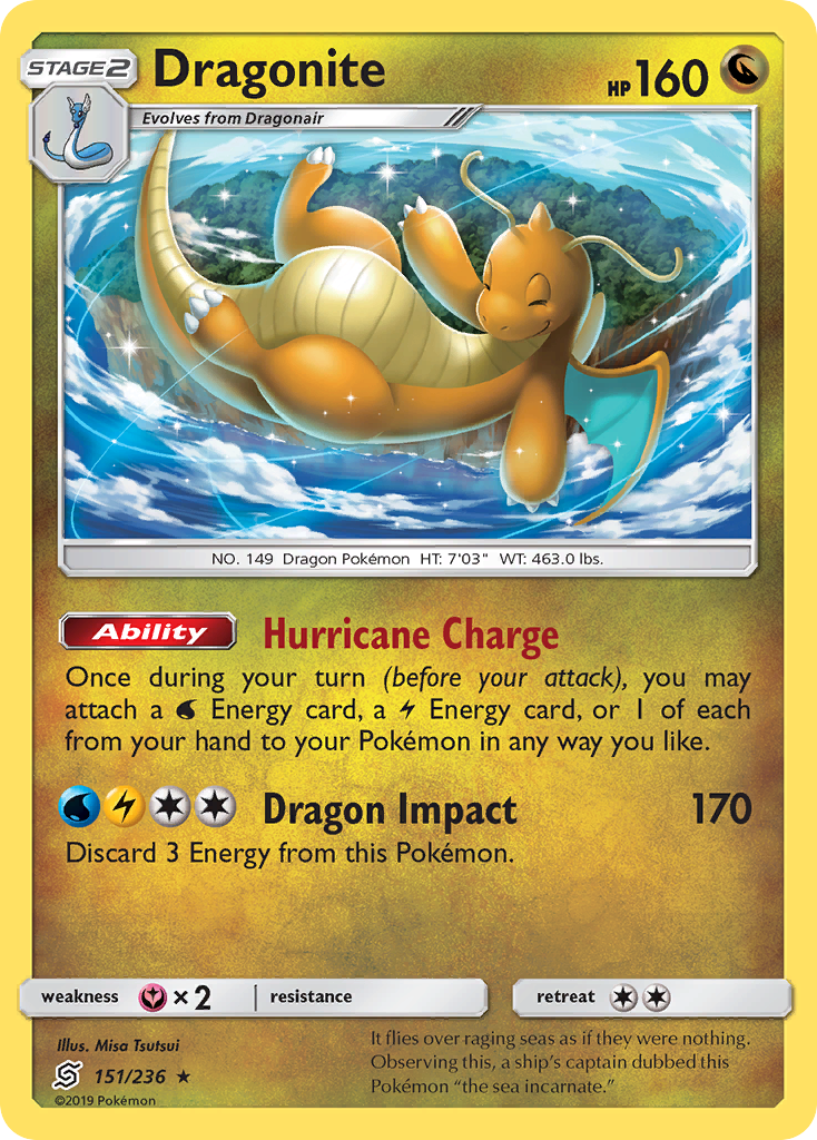 Dragonite (151/236) [Sun & Moon: Unified Minds] | Exor Games Dartmouth