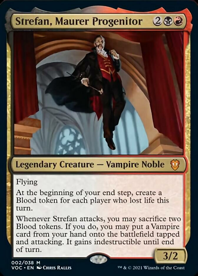 Strefan, Maurer Progenitor (Display Commander) [Innistrad: Crimson Vow Commander] | Exor Games Dartmouth