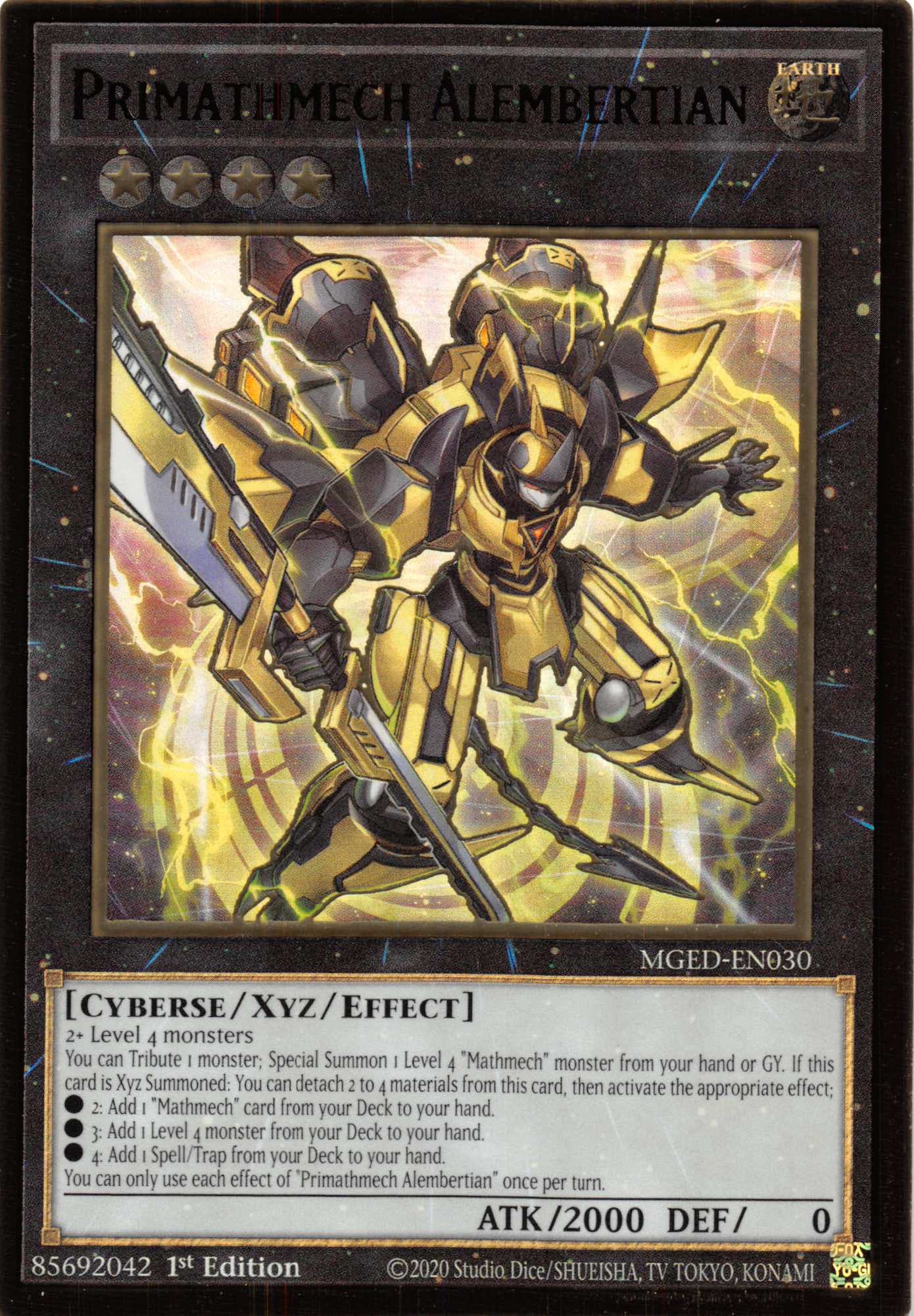 Primathmech Alembertian [MGED-EN030] Gold Rare | Exor Games Dartmouth