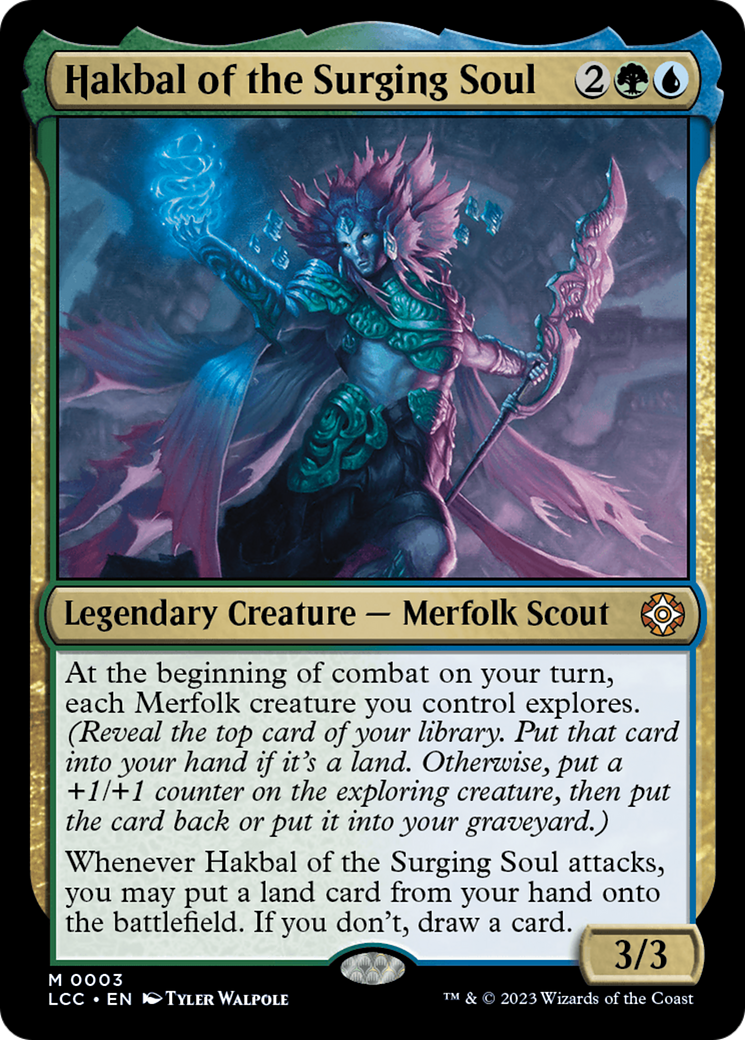 Hakbal of the Surging Soul [The Lost Caverns of Ixalan Commander] | Exor Games Dartmouth