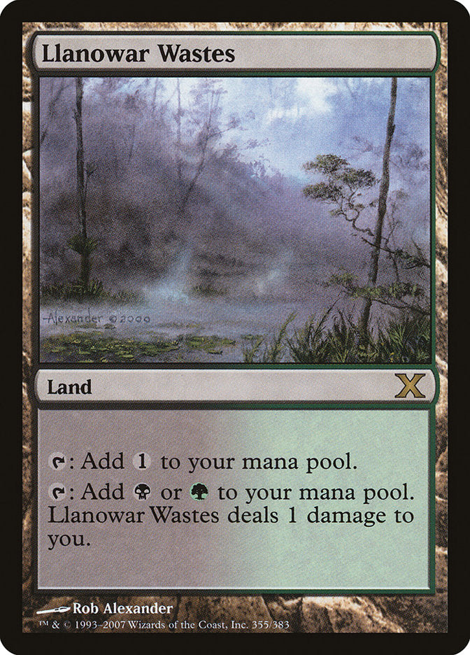 Llanowar Wastes [Tenth Edition] | Exor Games Dartmouth