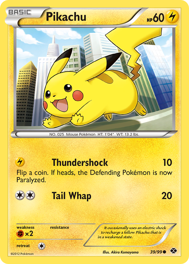 Pikachu (39/99) [Black & White: Next Destinies] | Exor Games Dartmouth