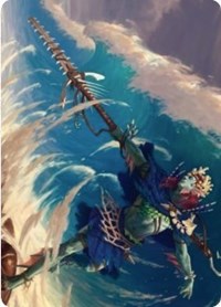 Tazeem Roilmage Art Card [Zendikar Rising Art Series] | Exor Games Dartmouth