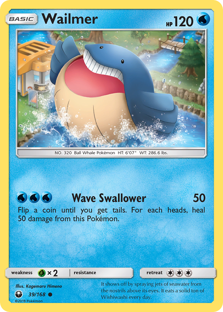 Wailmer (39/168) [Sun & Moon: Celestial Storm] | Exor Games Dartmouth