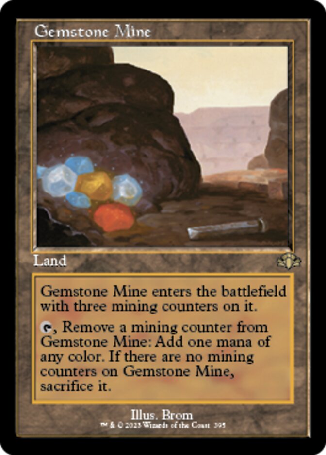 Gemstone Mine (Retro) [Dominaria Remastered] | Exor Games Dartmouth