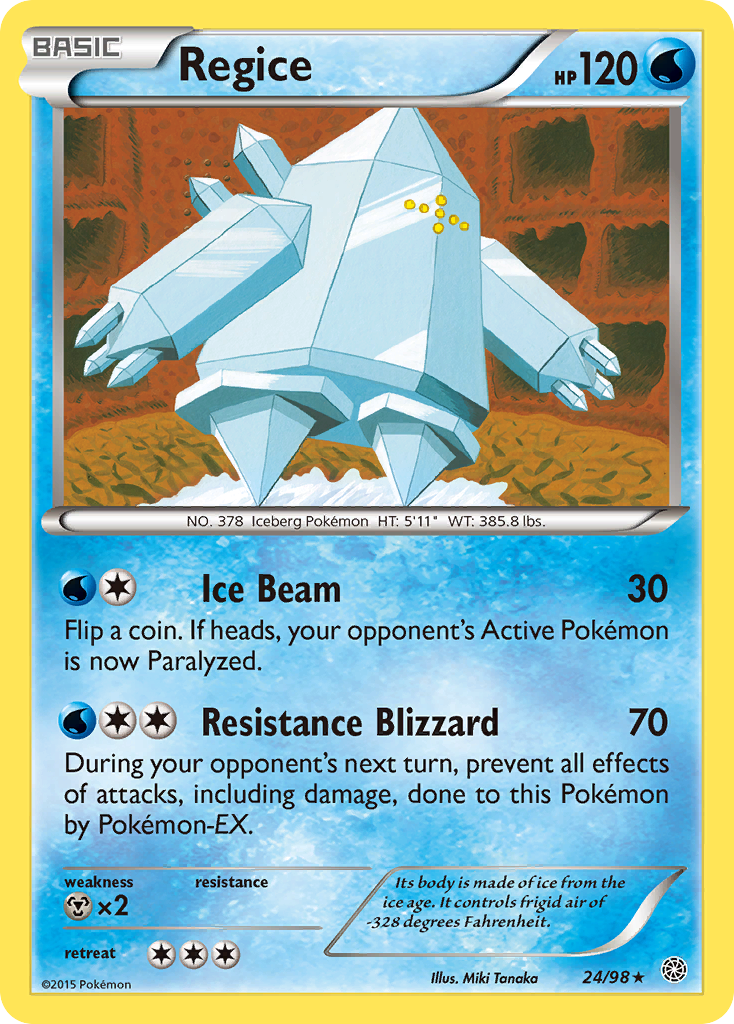 Regice (24/98) [XY: Ancient Origins] | Exor Games Dartmouth