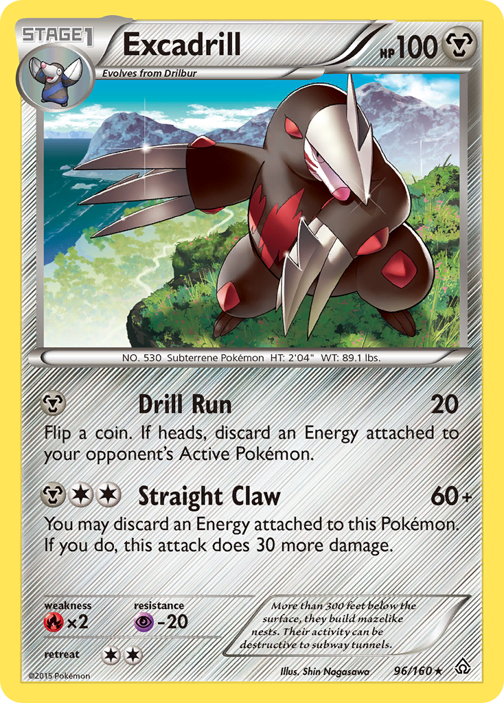 Excadrill (96/160) [XY: Primal Clash] | Exor Games Dartmouth